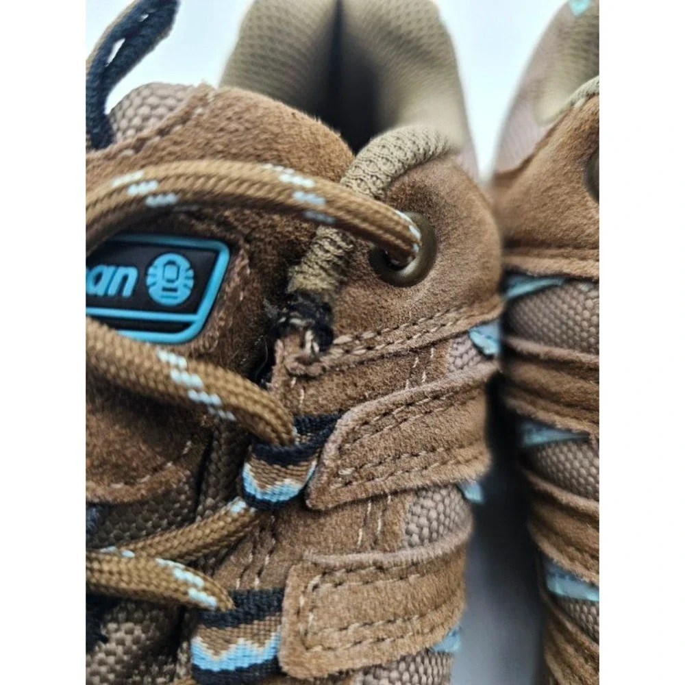 Coleman Crescent-W Hiking Shoes Women 7 Brown  Leather Mesh Outdoor